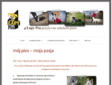 Tablet Screenshot of 4lapypsa.pl